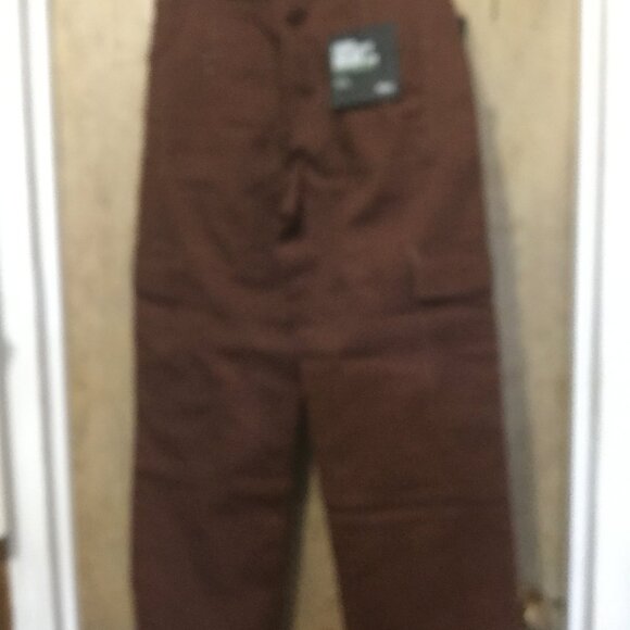 NWT Silver Jeans Co. Cargo Utility pants high rise straight leg brown 29W 29L - Picture 5 of 7